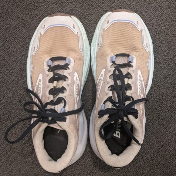 Brooks - Caldera 7 Running Shoes - Chateau Gray & White Sand | Size 7 - Picture 8 of 16
